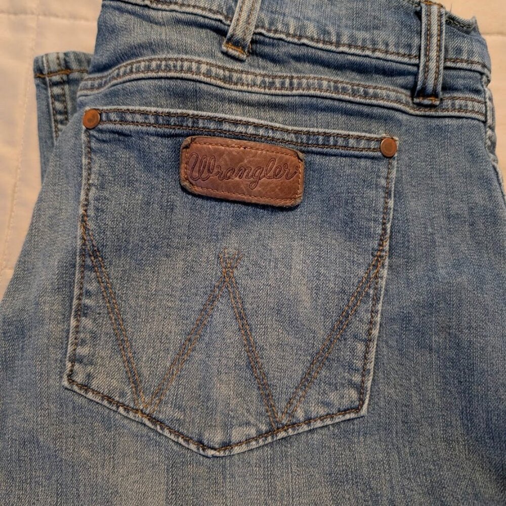 Wrangler Retro Men's Jeans - Slim Straight - 34x36 - TALL